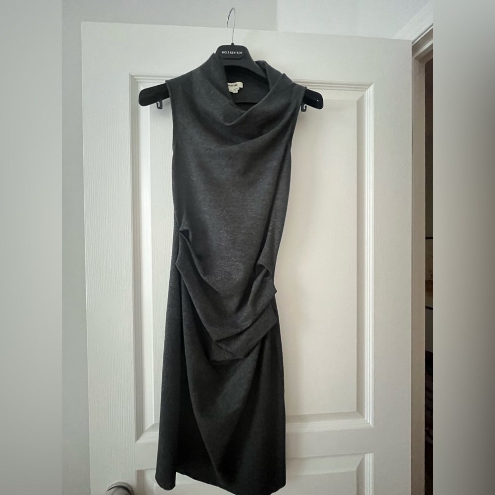 Helmut Lang Charcoal Midi Dress